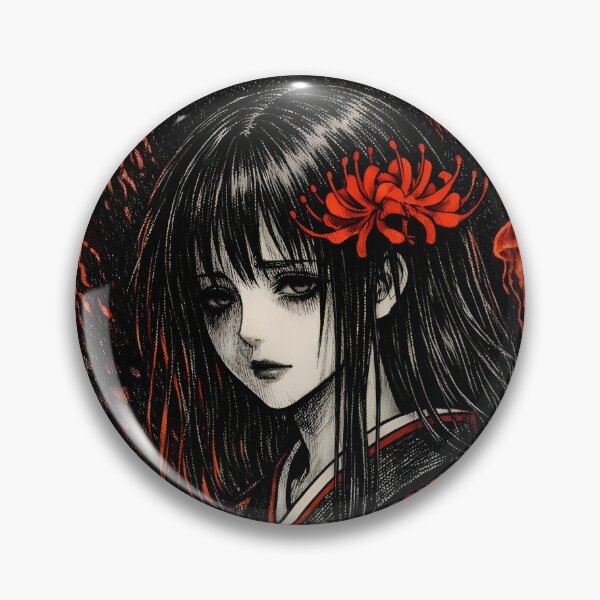 Item preview, Gothic Bloom: Haunting Jellyfish & Spider Lily Girl designed and sold by Hue & hustle .