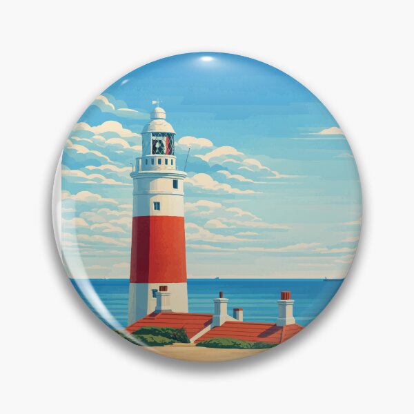 Item preview, Gibraltar - Lighthouse by the Coast designed and sold by darekkocurek.