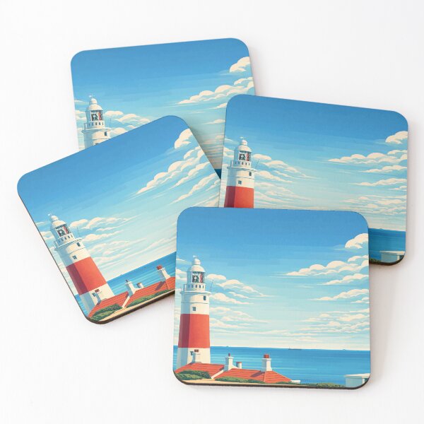 Item preview, Gibraltar - Lighthouse by the Coast designed and sold by darekkocurek.