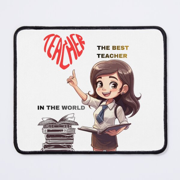 Item preview, THE BEST TEACHER IN THE WORLD designed and sold by SEASTAR2711.