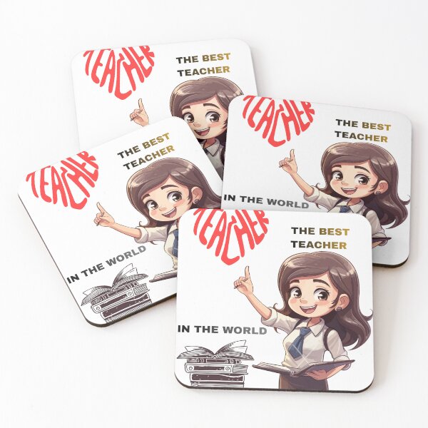 Item preview, THE BEST TEACHER IN THE WORLD designed and sold by SEASTAR2711.
