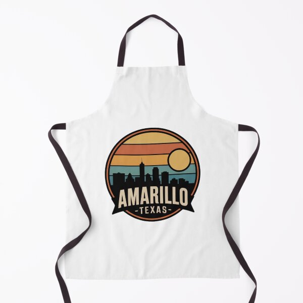 Item preview, Amarillo Texas Retro Sunset Skyline: Vintage City Badge Design designed and sold by CircinusStore.