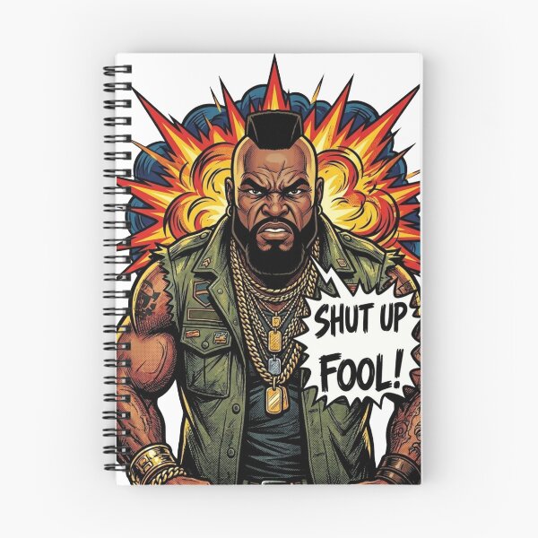 Item preview, Shut Up Fool BA Baracus Mr T designed and sold by cjbizmedia.