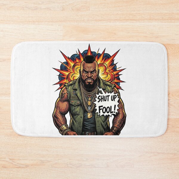 Item preview, Shut Up Fool BA Baracus Mr T designed and sold by cjbizmedia.