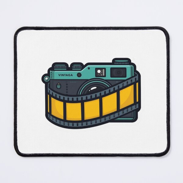 Item preview, Vintage Film Camera Photography Lover Retro Sticker designed and sold by NeonNerdStudio.