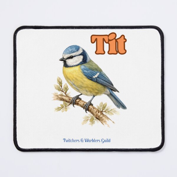 Item preview, Blue Tit - Twitchers Anonymous designed and sold by TeeHeeRiot.