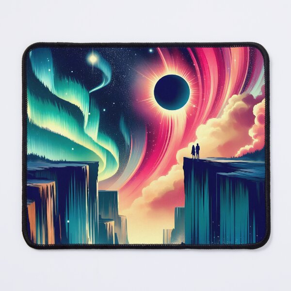 Item preview, Aurora Borealis and Eclipse, Ai Generated Art designed and sold by ACC .