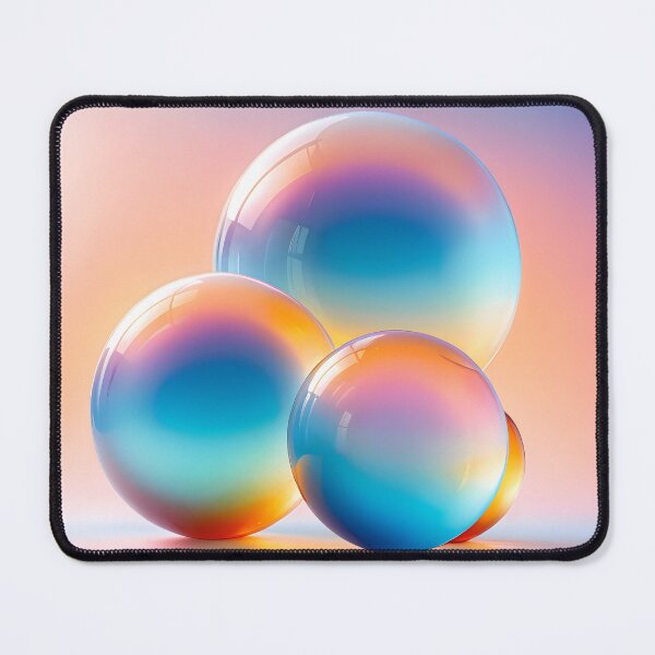 Item preview, Colorful Gradient Glass Orbs with Soft Light Glow. designed and sold by MissYouONLY.