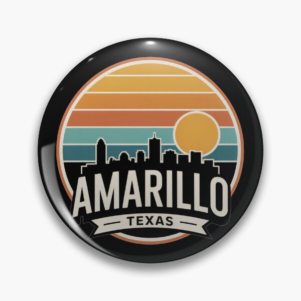 Item preview, Amarillo Texas: Retro Sunset Skyline designed and sold by CircinusStore.