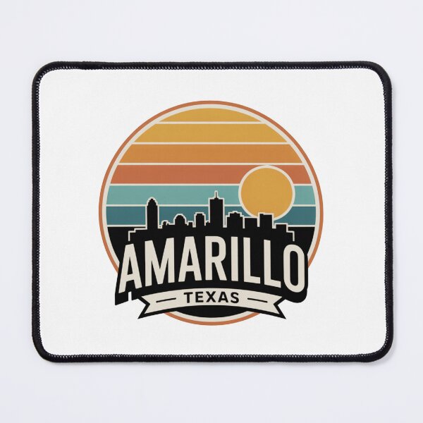 Item preview, Amarillo Texas: Retro Sunset Skyline designed and sold by CircinusStore.