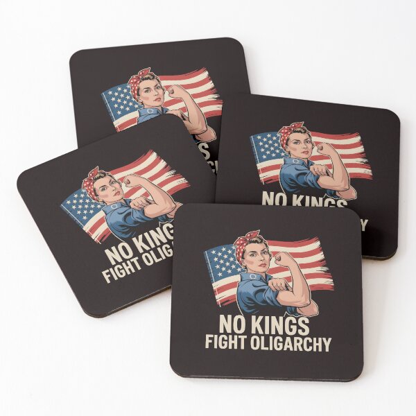 Item preview, No Kings Fight Oligarchy – Political Protest Patriot Since 1776 Design designed and sold by Redgiant87x.