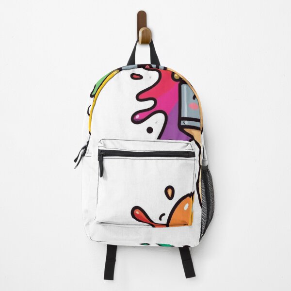 Item preview, Happy Paintbrush Art Lover Creative Artist Sticker designed and sold by NeonNerdStudio.