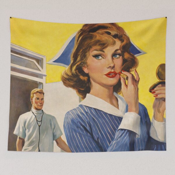 Item preview, Vintage Linda Lark Student Nurse Comic Art  designed and sold by Analog Aura .