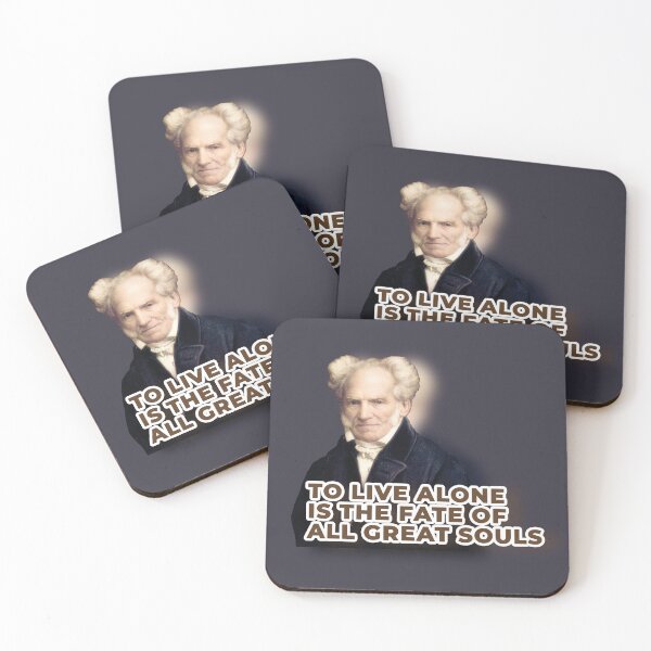 Item preview, To Live Alone Is The Fate of All Great Souls Arthur Schopenhauer designed and sold by tigrootiger.