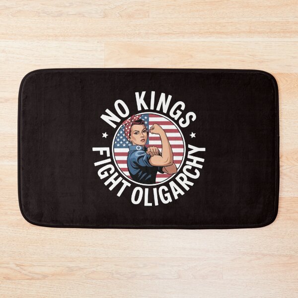 Item preview, No Kings Fight Oligarchy – Feminist Political Protest Since 1776 designed and sold by Redgiant87x.