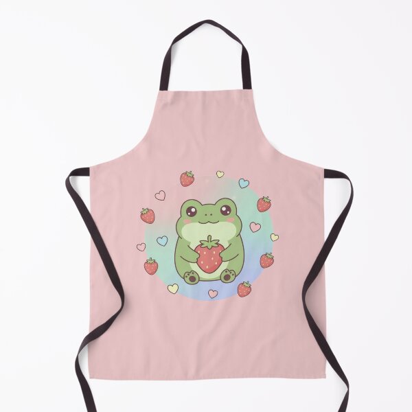 Item preview, Kawaii Strawberry Frog Cute Pastel Aesthetic Animal designed and sold by LavinyArt.
