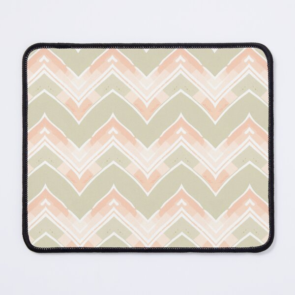 Item preview, Sage Green Blush Pink and White Chevron Pattern designed and sold by burbankdesigns.