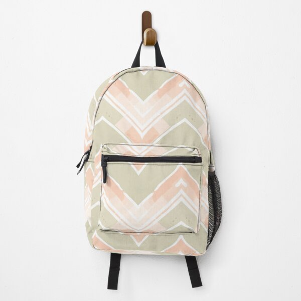 Item preview, Sage Green Blush Pink and White Chevron Pattern designed and sold by burbankdesigns.