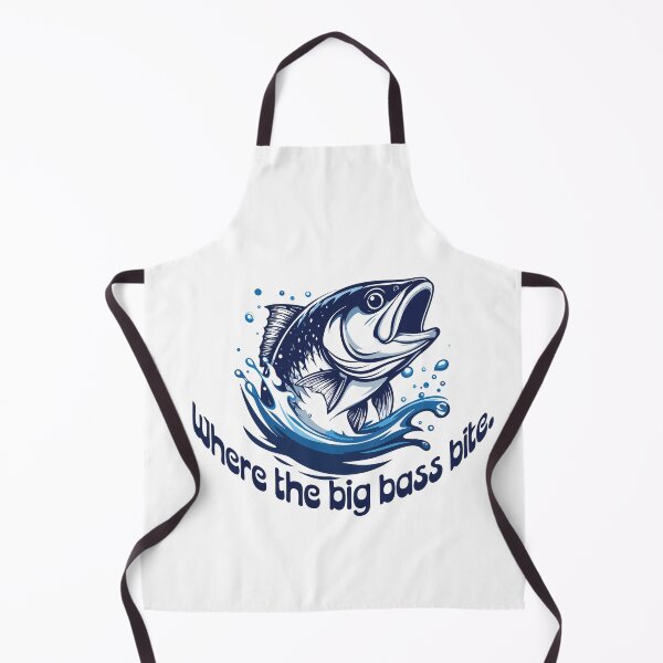 Item preview, Where the big bass bite fishing decal designed and sold by Art-Horizon.