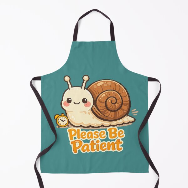 Item preview, Please Be Patient Snail – Cute Slow Life Aesthetic Funny Animal Design designed and sold by BabyStark.