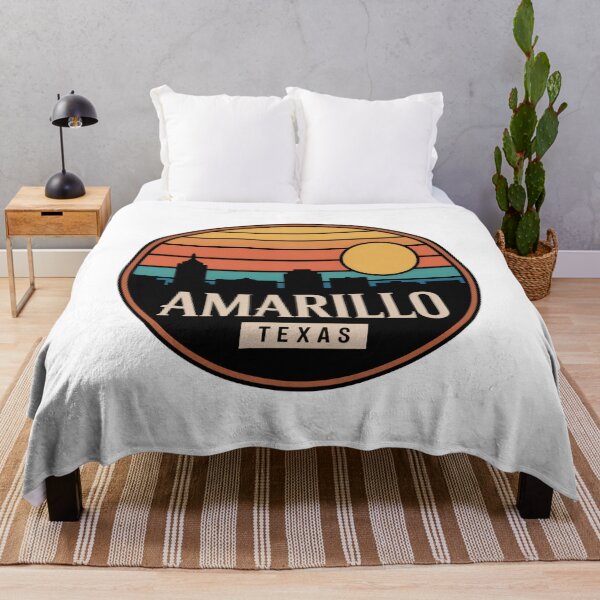 Item preview, Amarillo, Texas: Horizonte vintage al atardecer designed and sold by CircinusStore.