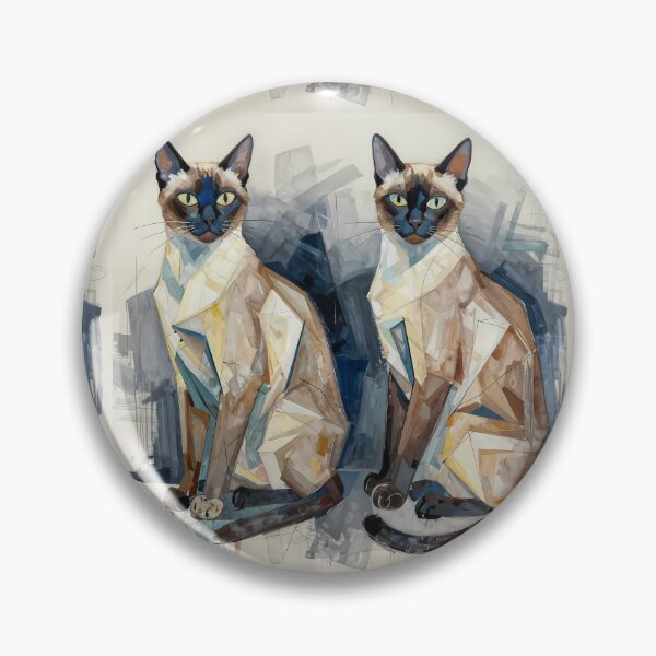 Item preview, Siamese Cubist Cats designed and sold by David Bath.
