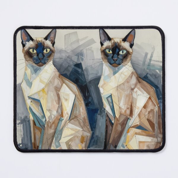 Item preview, Siamese Cubist Cats designed and sold by David Bath.