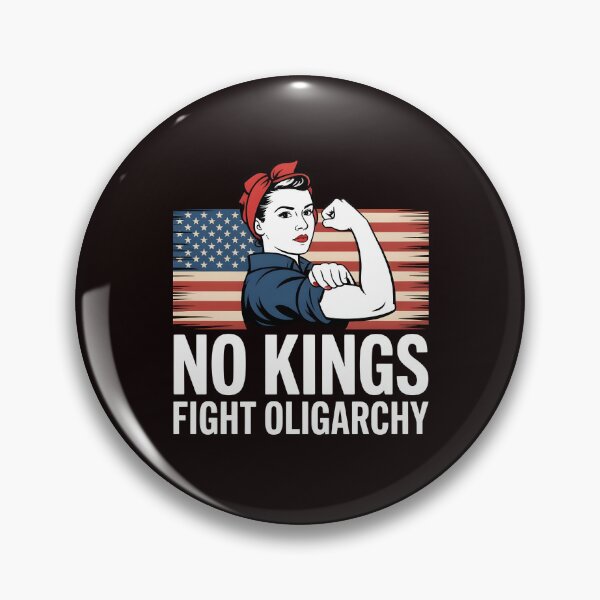 Item preview, No Kings Fight Oligarchy – Since 1776 Political Protest Quote designed and sold by Redgiant87x.