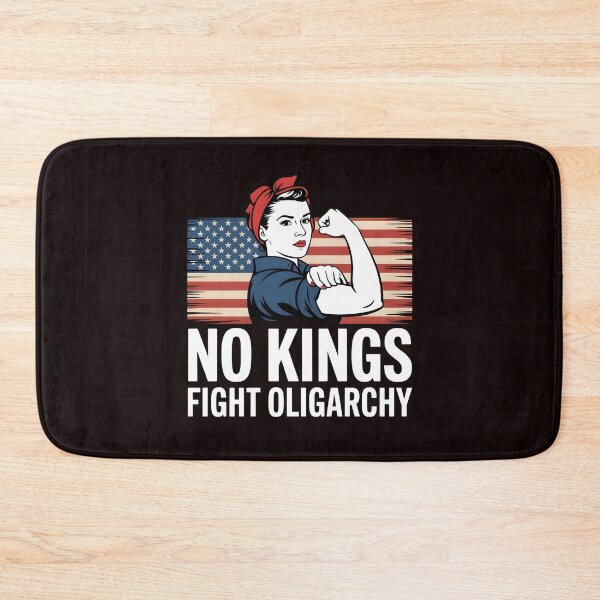 Item preview, No Kings Fight Oligarchy – Since 1776 Political Protest Quote designed and sold by Redgiant87x.