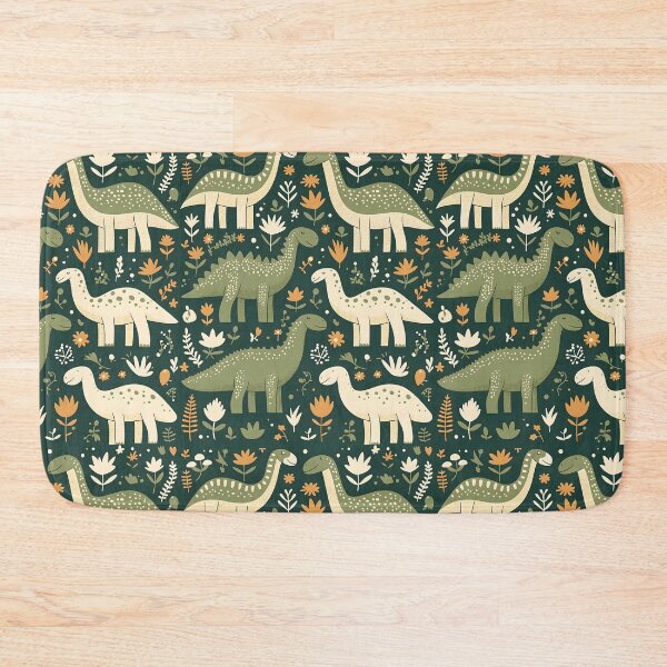Item preview, Floral Dinosaurs Pattern designed and sold by xiao xuans.