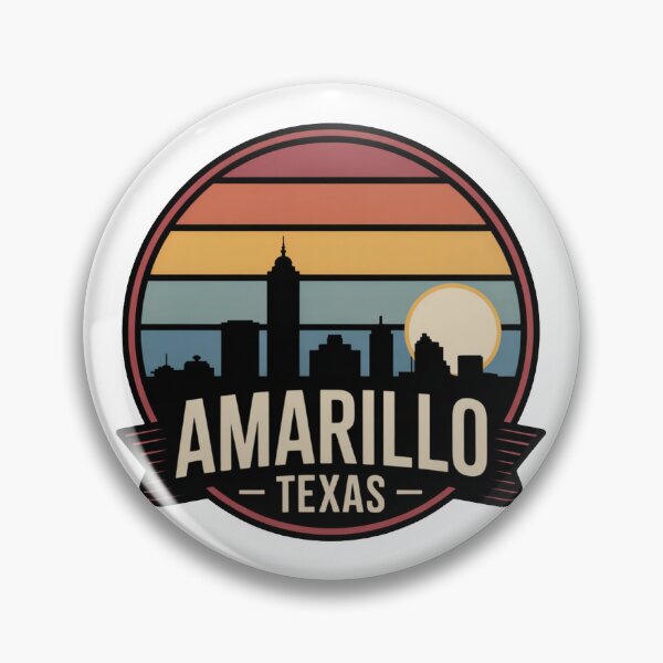 Item preview, Amarillo Texas: Retro Sunset Skyline designed and sold by CircinusStore.