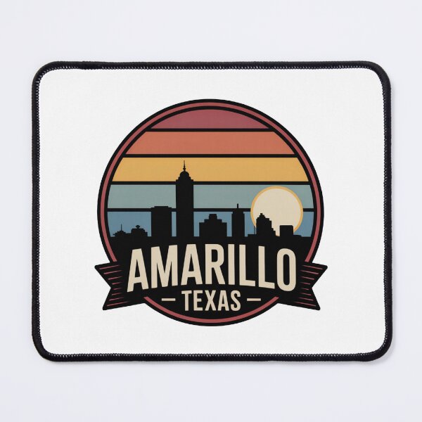 Item preview, Amarillo Texas: Retro Sunset Skyline designed and sold by CircinusStore.