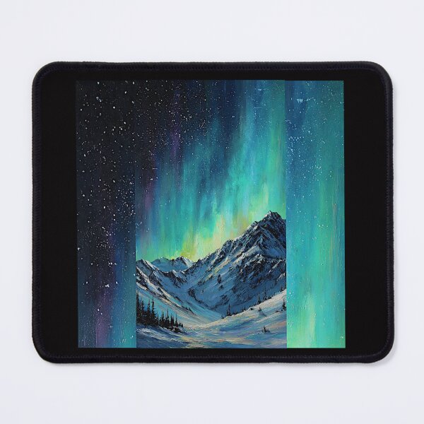 Item preview, Aurora Over Frozen Peaks  designed and sold by Helios Be. Lavsh.