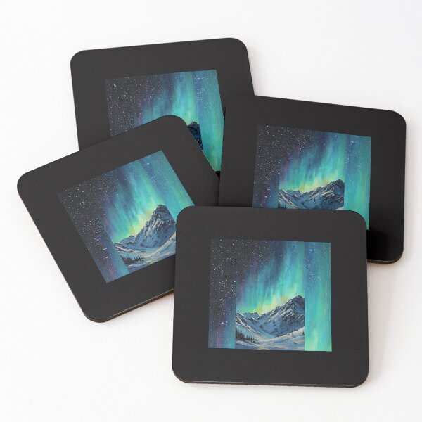 Item preview, Aurora Over Frozen Peaks  designed and sold by Helios Be. Lavsh.