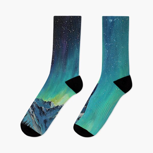 Item preview, Aurora Over Frozen Peaks  designed and sold by Helios Be. Lavsh.