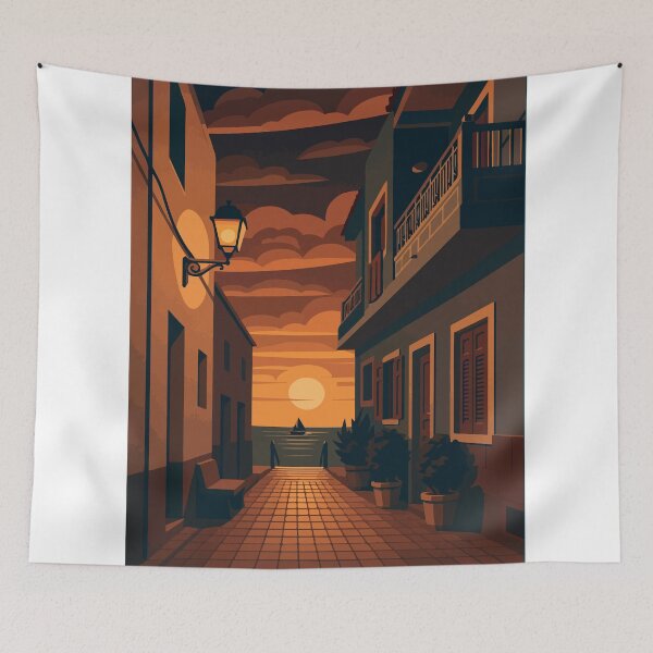 Item preview, Tenerife - Sunset Alley to the Sea designed and sold by darekkocurek.