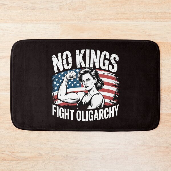 Item preview, No Kings Fight Oligarchy – Political Protest Patriot Message designed and sold by Redgiant87x.