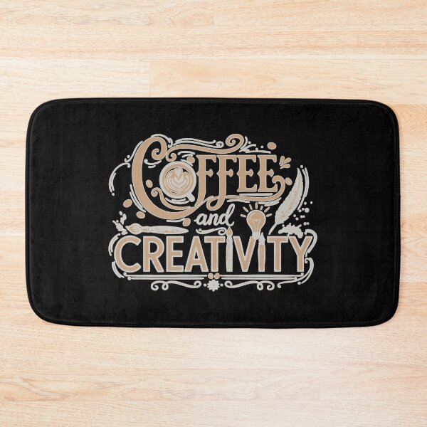 Item preview, Coffee and Creativity Typography designed and sold by JoseloRochaArt.