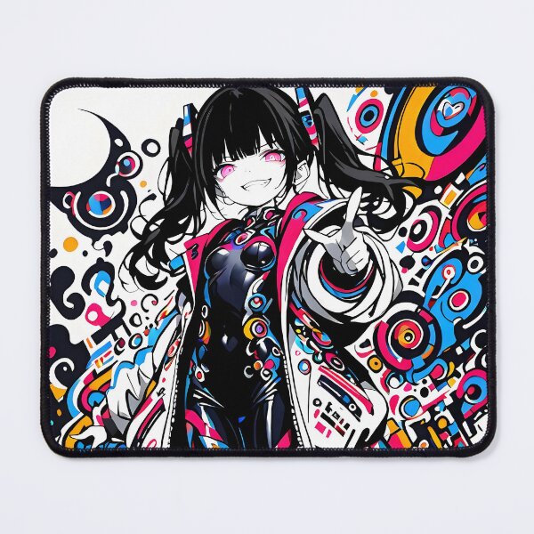 Item preview, NEON: Confident Cyberpop Victory Gesture | Cute Cyberpunk Anime Girl designed and sold by Sytrics.