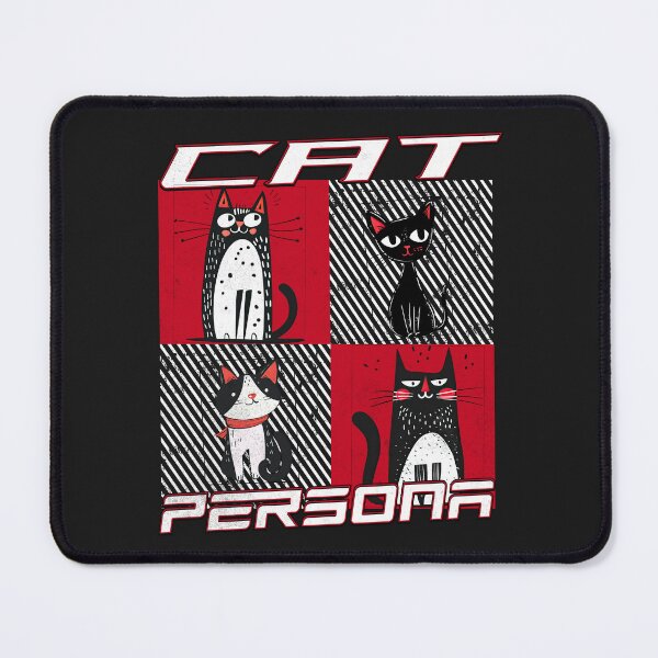 Item preview, Cat Persona Retro Graphic Cat Lover Design designed and sold by PrintandJoy.