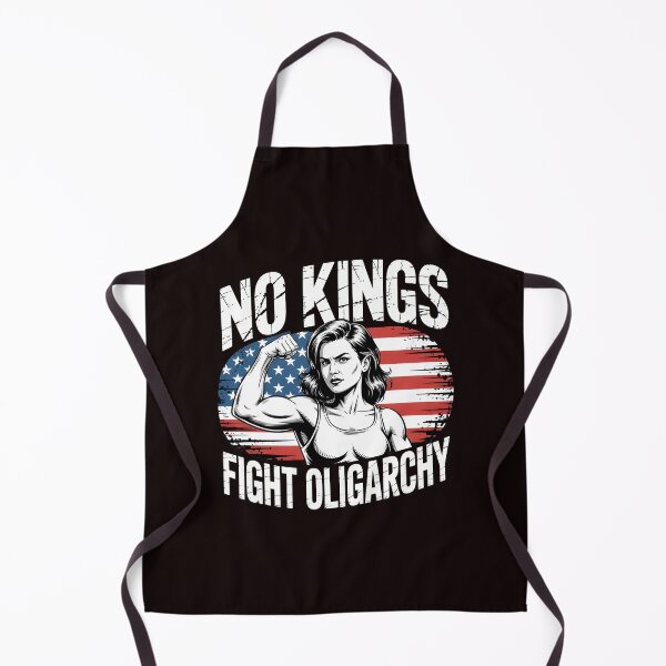 Item preview, No Kings Fight Oligarchy – Since 1776 Feminist Political Design designed and sold by Redgiant87x.