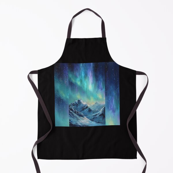 Item preview, Aurora Over Frozen Peaks #1 designed and sold by Helios Be. Lavsh.