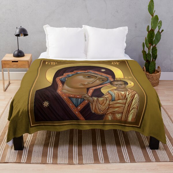 Item preview, icon Our Lady of Kazan, Mother of God of Kazan, Virgin of Kazan, Orthodox Icon designed and sold by orthodox-icon.