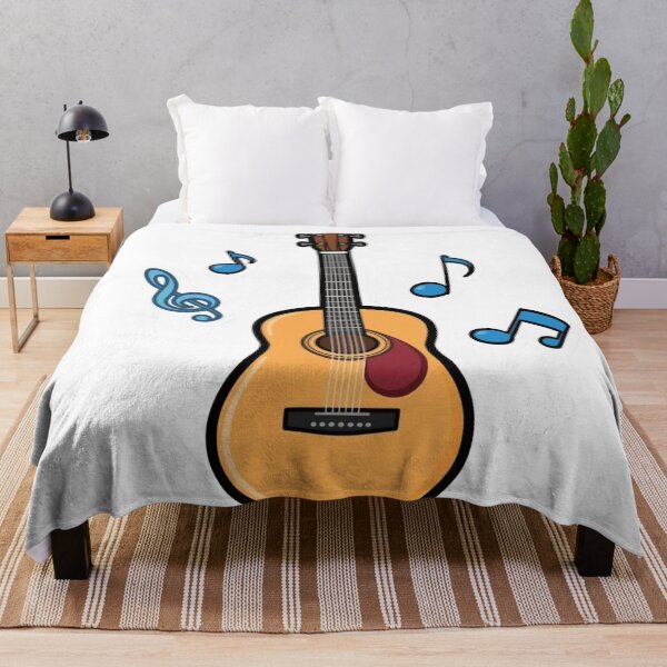 Item preview, Guitar Music Notes Rock Music Lover Musician Sticker designed and sold by NeonNerdStudio.