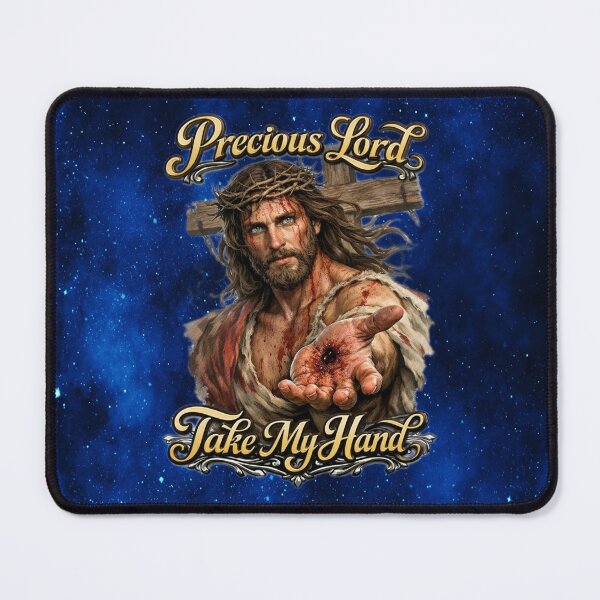 Item preview, Precious Lord, Take My Hand Jesus Christ Art Christian Art designed and sold by MysticOzzy.