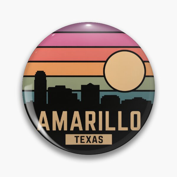 Item preview, Amarillo Texas: Retro Skyline designed and sold by CircinusStore.