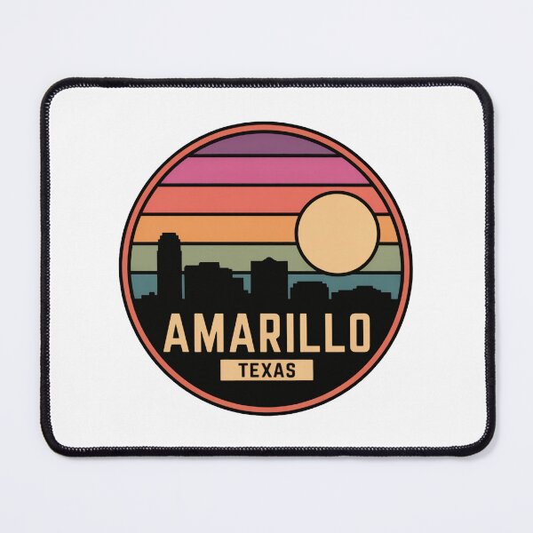 Item preview, Amarillo Texas: Retro Skyline designed and sold by CircinusStore.