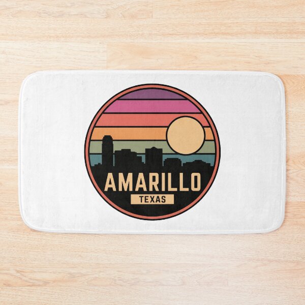 Item preview, Amarillo Texas: Retro Skyline designed and sold by CircinusStore.