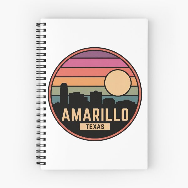 Item preview, Amarillo Texas: Retro Skyline designed and sold by CircinusStore.