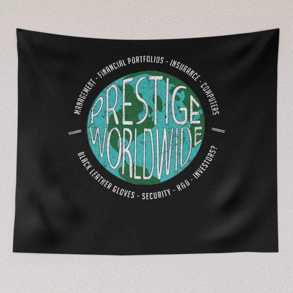 Item preview, Prestige Worldwide logo management financial portfolios insurance computers black leather gloves security investors designed and sold by ozerweb.
